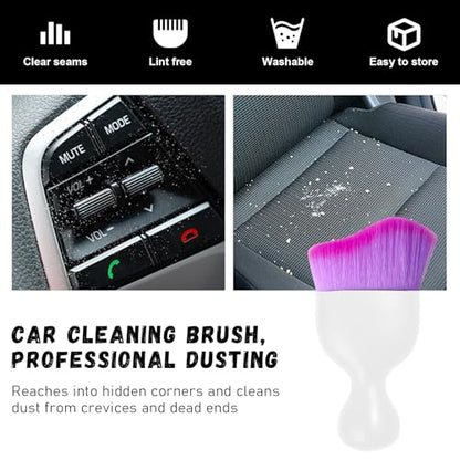 Car Detailing Brush (White/Purple / 1 PC)