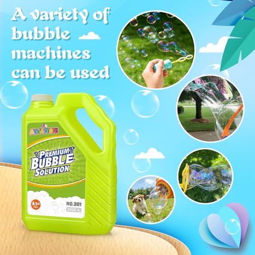 Bubble Solution Refills 32OZ (Green-32 Ounce)
