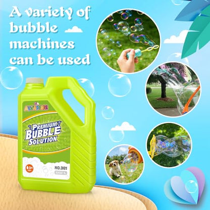 Bubble Solution Refills 32OZ (Green-32 Ounce)