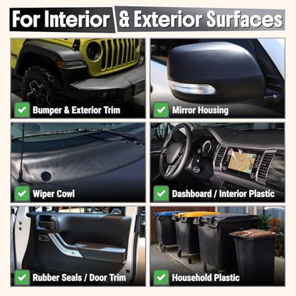 Plastic Restorer for Cars (Plastic Restorer - 16 oz)