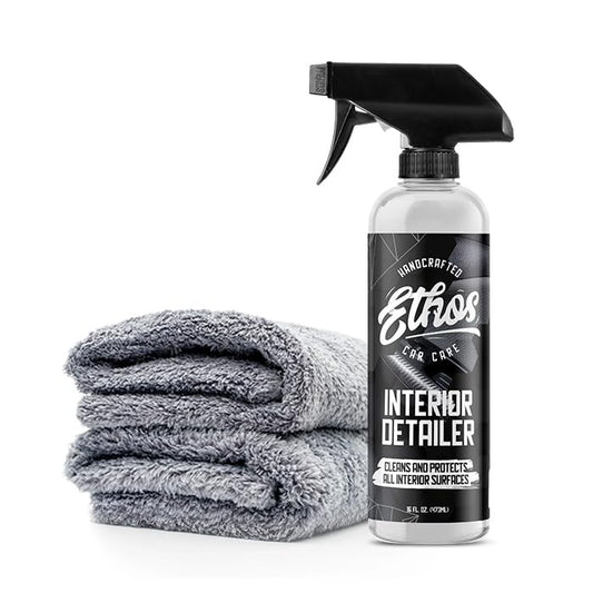 Ethos Interior Detailer Spray (16oz with Microfibers)