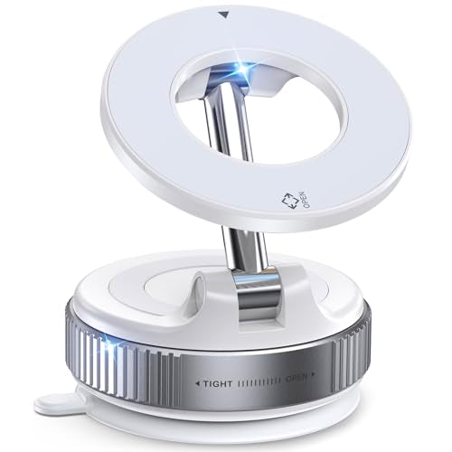 Magnetic Car Phone Holder for MagSafe (White)