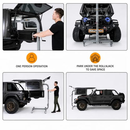 Hard Top Remover Lift for Jeep Wranglers (Grey)