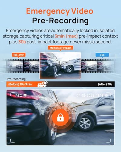 4K Dash Cam Front and Rear (A800SE-1)