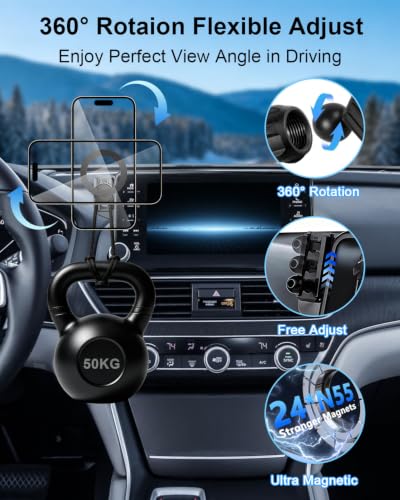 Car Phone Mount for 10th Gen Honda Accord 2018 (Honda Accord 2018-2022 (8 inch) / Magsafe)