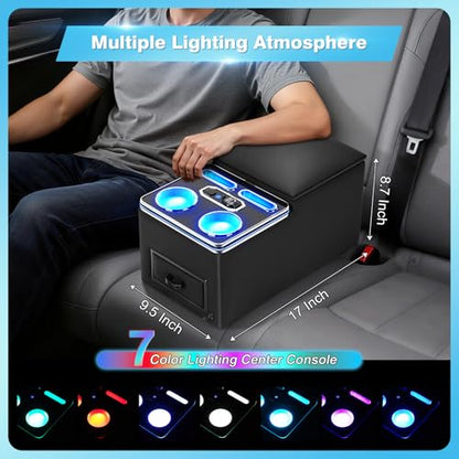 Center Console Universal for Trucks (Black)