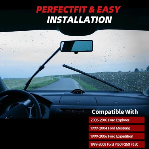 Premium Windshield Wiper Blades (20"+20" F-150)