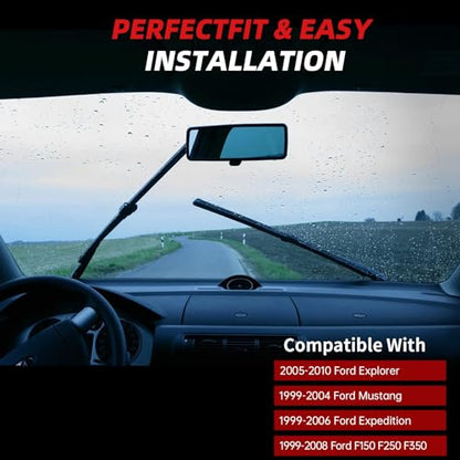 Premium Windshield Wiper Blades (20"+20" F-150)