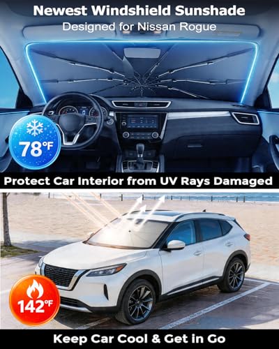 Umbrella Windshield Sun Shade for Nissan Rogue (FOR | Nissan Rogue (2008-2026))