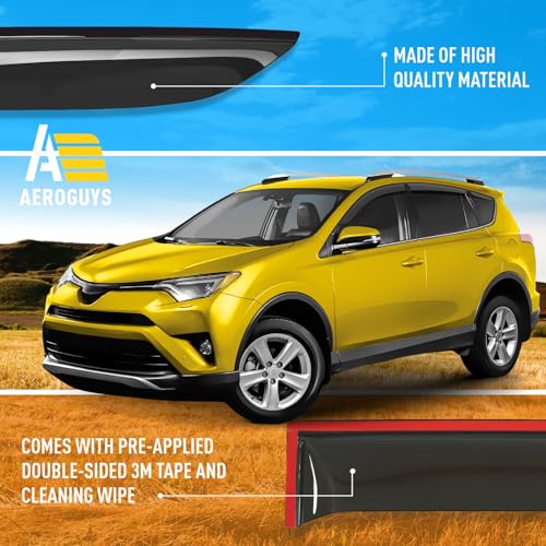 Extra Durable Window Deflectors Tape (For Toyota RAV4 13-18)