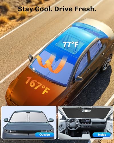 2022 2024 2025 2026 Ioniq 5 Windshield Sunshade 2023 (2022-2024 2025 2026 Ioniq 5)