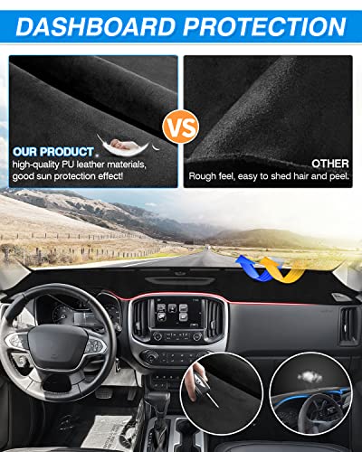 Dash Cover for Chevrolet Colorado 2015 (55.91*14.17(Chevy Colorado 15-22))