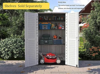 Storage Shed Weather Resistance (Off-White)