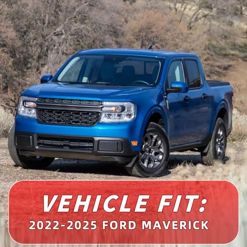 in Channel Rain Guards Fit for Ford Maverick 2022 2023 2024 2025 2026 (Fit for 2022-2026 Maverick)