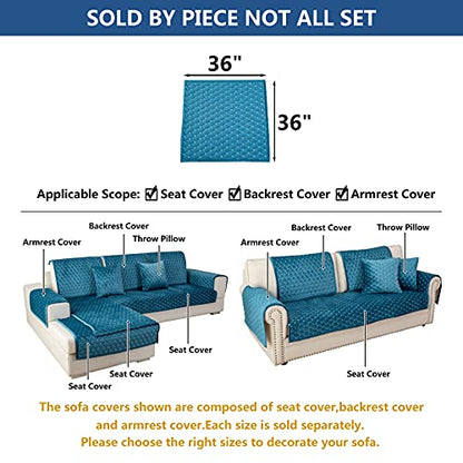 Couch Cover Sectional Couch Covers (36''x36''/Square / Blue)