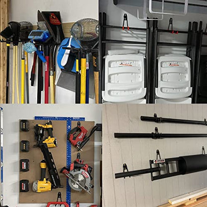 Garage Storage Hooks (7.5 Inch 4Pack)