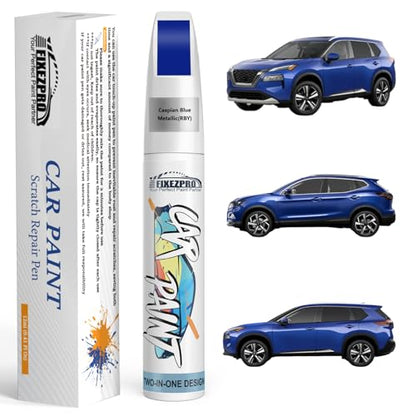 RBY Caspian Blue Metallic Touch Up Paint for Nissan (For nissan / Caspian Blue Metallic(RBY) Compatible with Pathfinder/Rogue/Rogue-Sport)