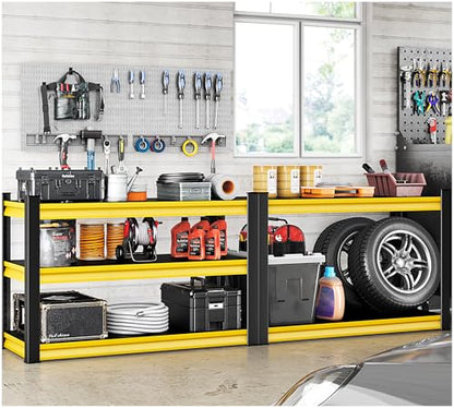 48" W Garage Shelving Heavy Duty (48"W×18"D×39"H / Yellow)