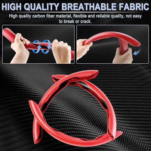 3pcs Carbon Fiber Anti (Red / Universal (3pcs))