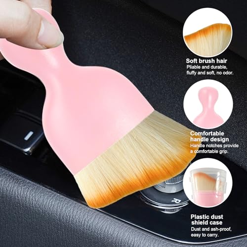 Car Detailing Brush (Pink / 1 PC)