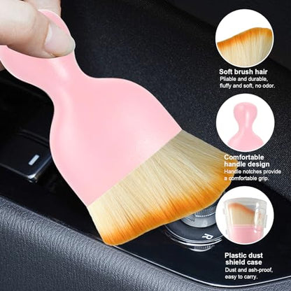 Car Detailing Brush (Pink / 1 PC)
