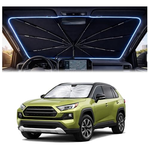Car Windshield Sun Shade Umbrella for Toyota RAV4 2019 (For Toyota RAV4 2019-2024)