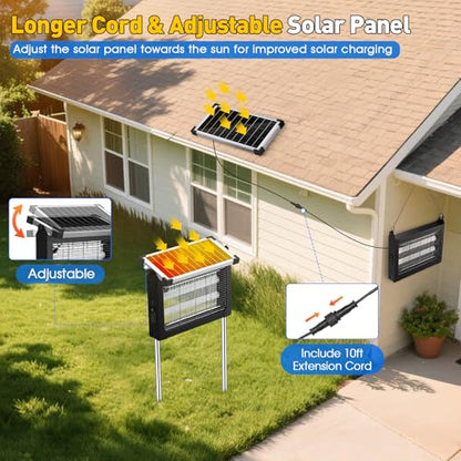 Solar Bug Zapper Outdoor (Black)
