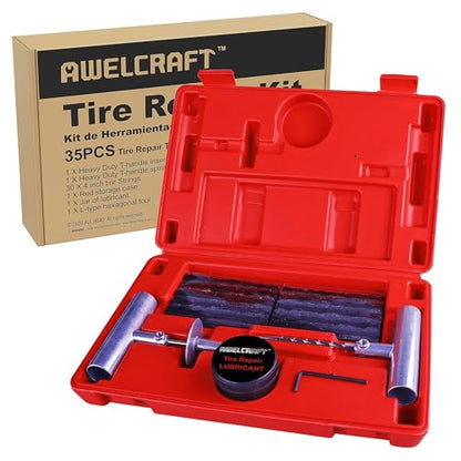 35 Piece Heavy Duty Tire Plug Kit (35 Piece Repair Kit)