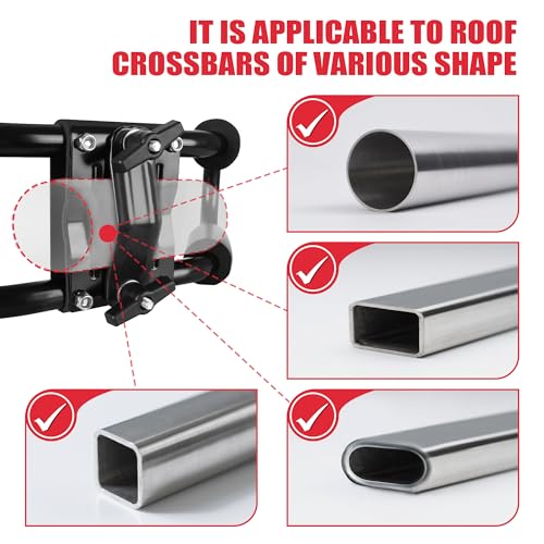Premium Kayak Roof Rack (Folding - 2 Pair)