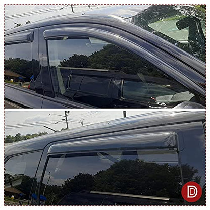Window Visors Rain Guards for 2011 (11-20 Outlander)