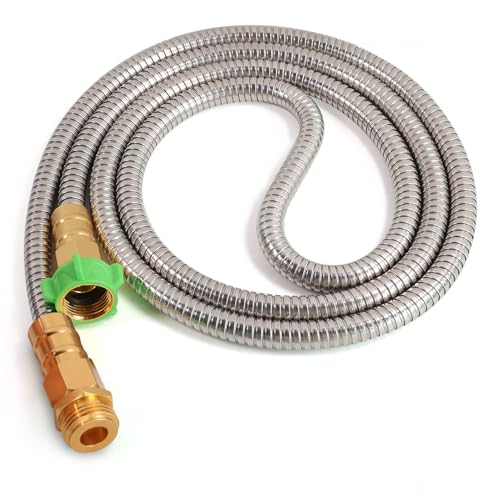 Metal Short Garden Hose 6 ft (12 Feet / Style A)
