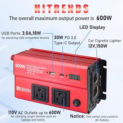 600W Car Inverter (600W)