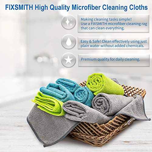 Microfiber Cleaning Cloth (8pk / 3 Colors Assorted)