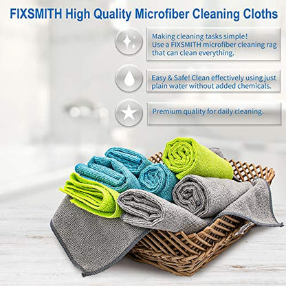 Microfiber Cleaning Cloth (8pk / 3 Colors Assorted)