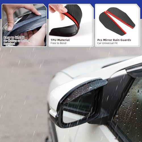 in Channel Rain Guards Fit for Honda Accord 2018 2019 2020 2021 2022 2023 (For 2018-2023 Accord)