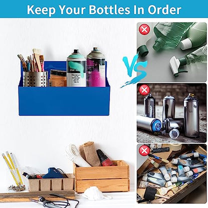 Magnetic Aerosol Spray Can Holder (Blue / Large(3" x 8.3"))
