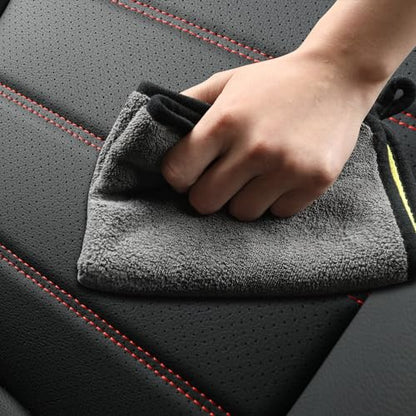 Rav4 Seat Covers (2019-2025 RAV4(Not for Adventure, TRD-OFF, Hybrid) / Black&Red)