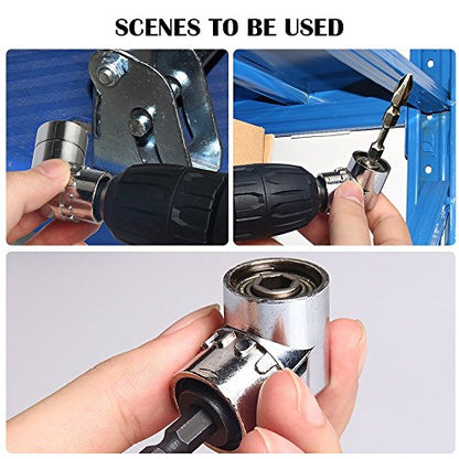 Impact Grade Power Hand Tools Driver Sockets Adapter Extension Set (3black+1silver)