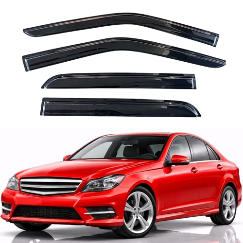 Rain Guards Window Visors for 2008 (2008-2014 C-Class Sedan)