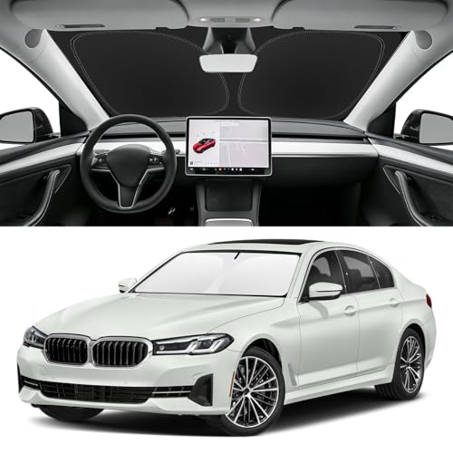Custom Fit Windshield Sun Shade for BMW 5 (for 2018-2024 BMW 5-Series)