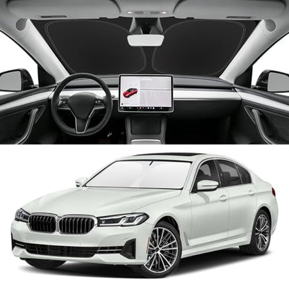 Custom Fit Windshield Sun Shade for BMW 5 (for 2018-2024 BMW 5-Series)