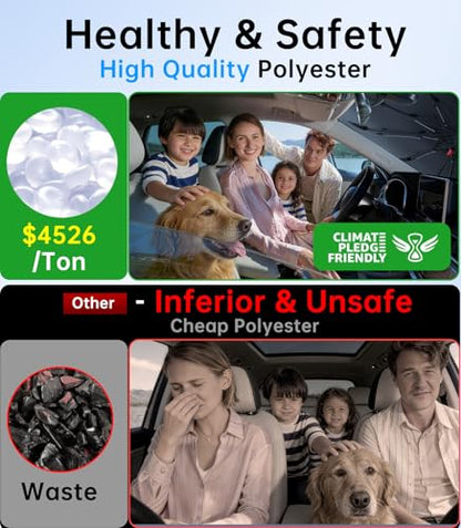 Upgrade Universal Windshield Sun Shade Umbrella (Large (61"L x 35"W) Universal)