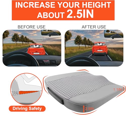 Car Seat Cushion (4d Mesh Gray)