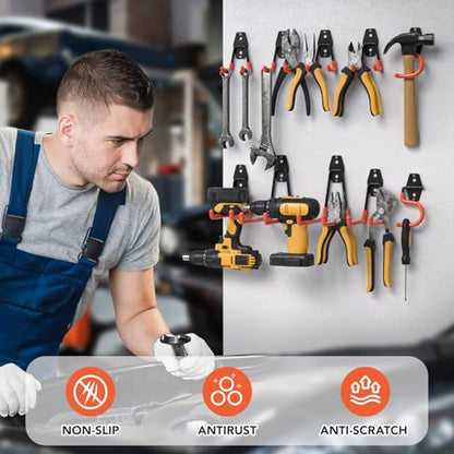Garage Hooks Anti (32 Pack Orange)