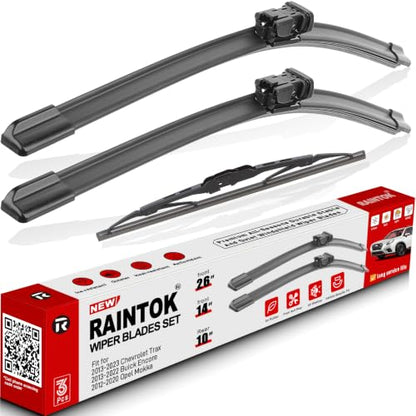 Windshield Wiper Blades Replacement for Chevy Chevrolet Trax 2013 (26"/14"/10")