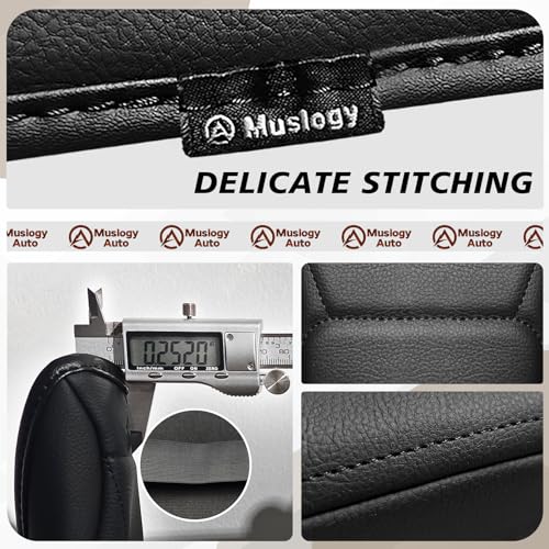 Armrest Cover for Nissan Kicks 2025 2026 Accessories (22) 25+ |Kicks| Black, Regular)