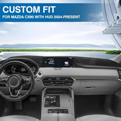 Black Dash Cover for Mazda CX (CX-90 24-26(Black))