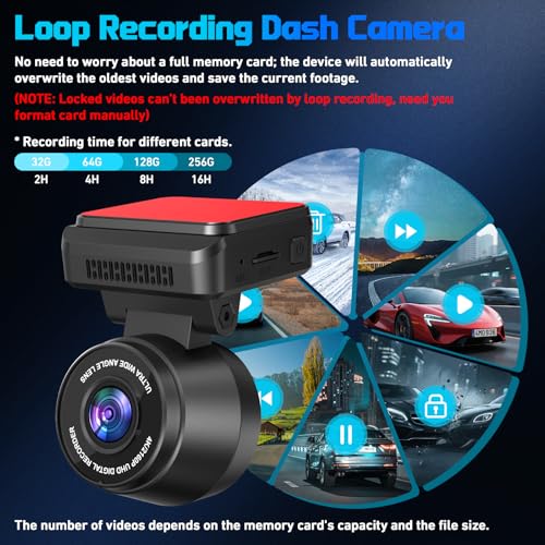 Dash Cam Front 4K (32GB-M9 Dash Cam Front Only 4K WiFi)