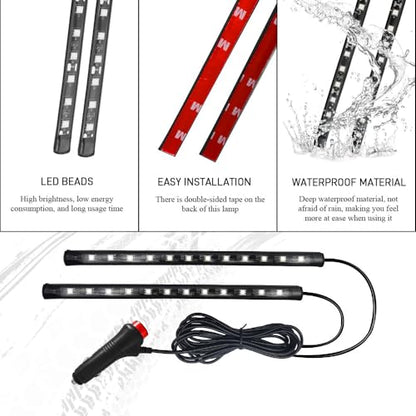 Car LED Strip Light (Red / Cigarette Lighter)