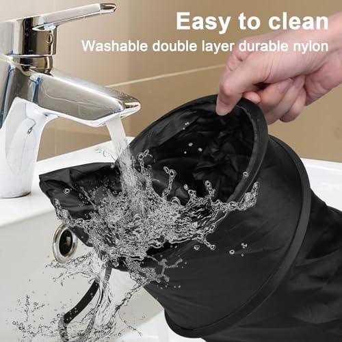 Car Trash Can (Black / 2.6 Gallons-2 Packs)